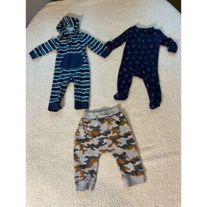 Lot of 3 Lullaby Lane Baby Boy Bundle